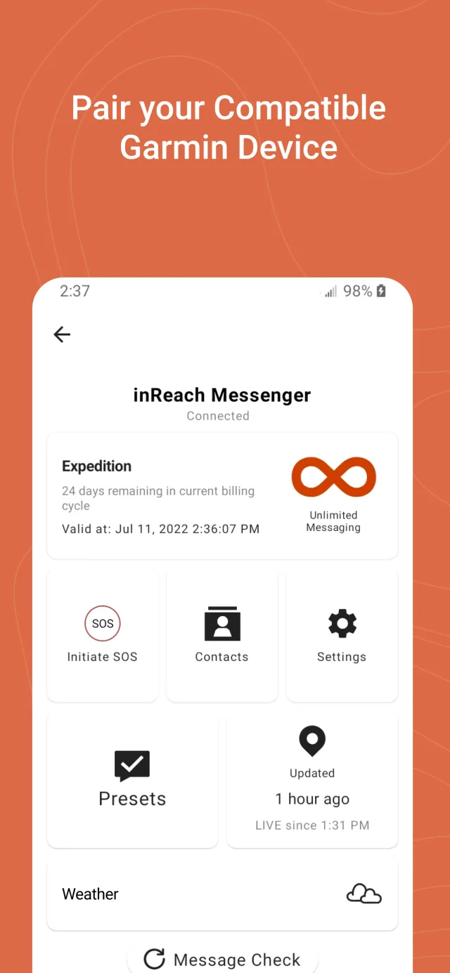 Garmin Messenger™ - Screen 3