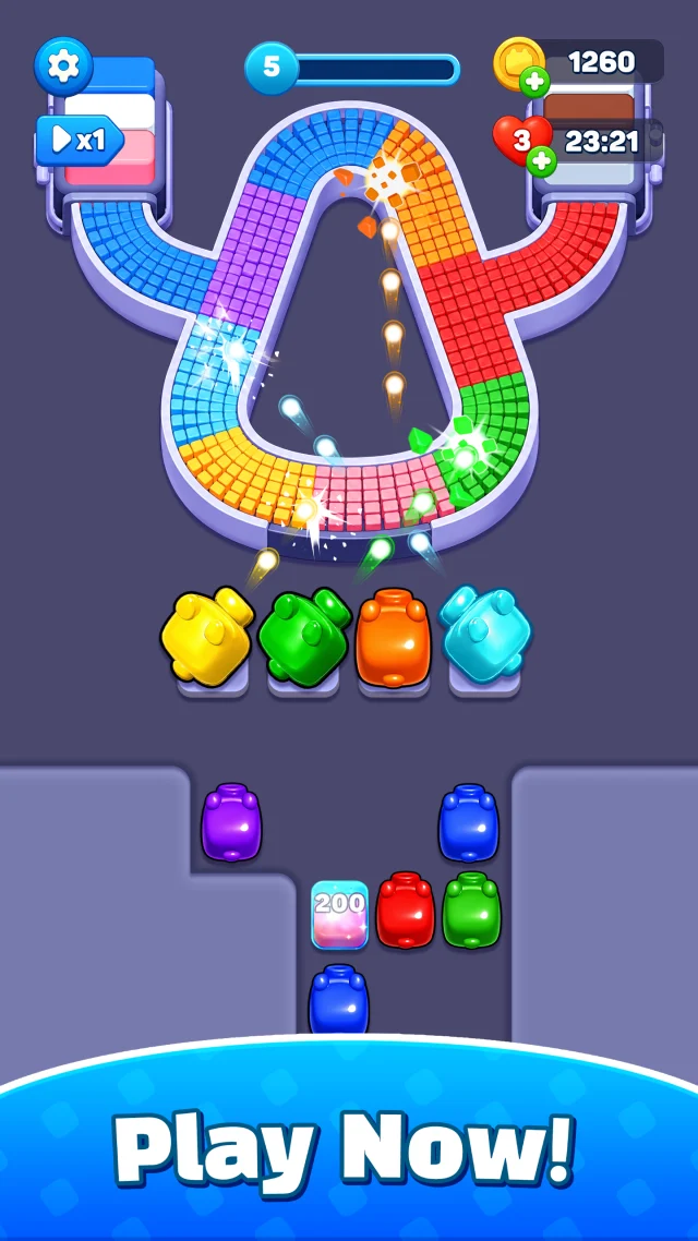 Block Loop Shooter - Screen 2