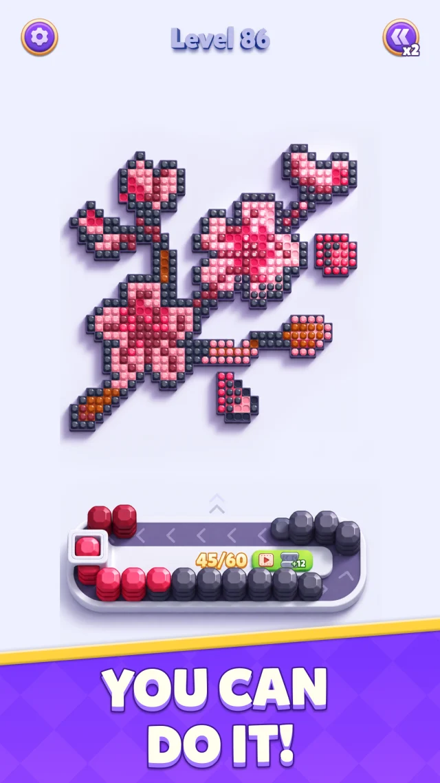 Jewel Loop - Coloring Sort - Screen 3