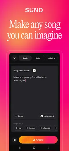 Suno - AI Music & Songs Maker - Screen 1