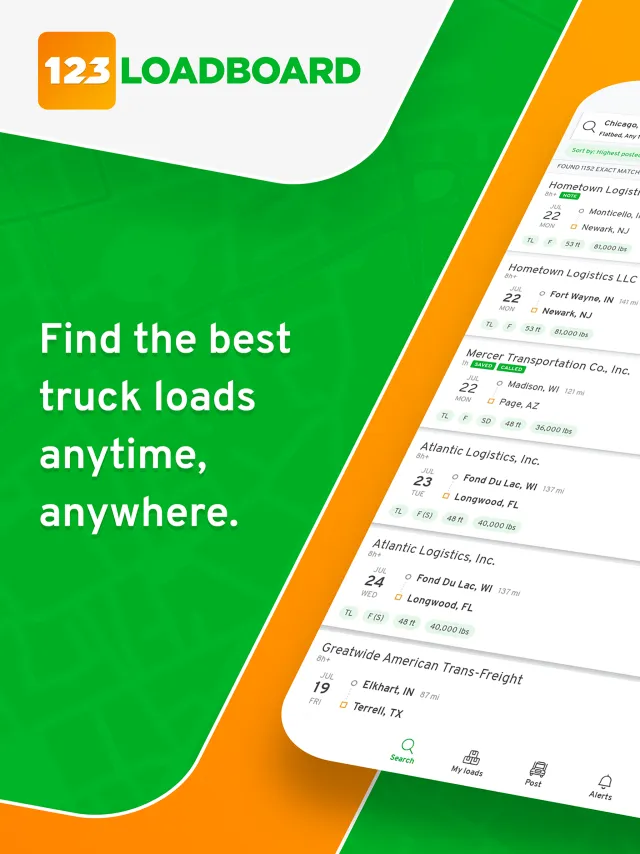 123Loadboard Find Truck Loads - Screen 8