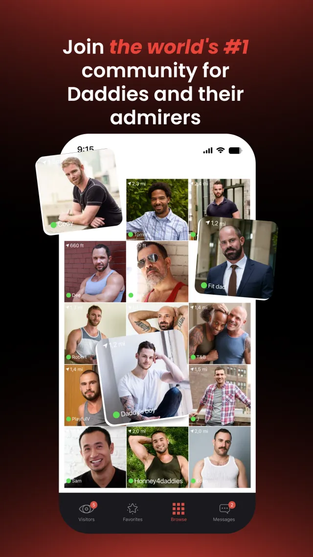 Daddyhunt - Gay Dating & Chat - Screen 1