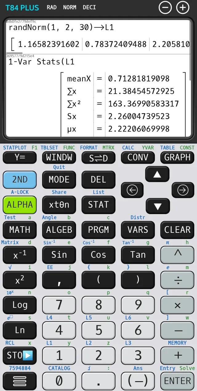 Graphing calculator plus 84 83 - Screen 6