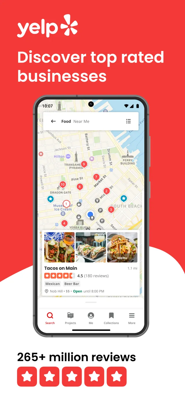 Yelp: Food, Delivery & Reviews - Screen 1