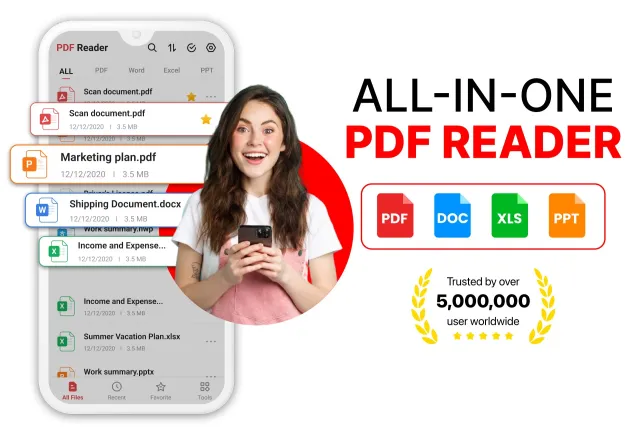 PDF Reader - PDF Converter - Screen 1