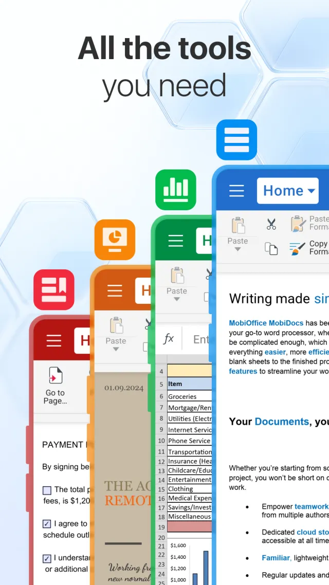 MobiOffice: Word, Sheets, PDF - Screen 2