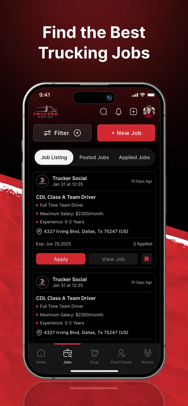 Trucker Social Inc - Screen 4