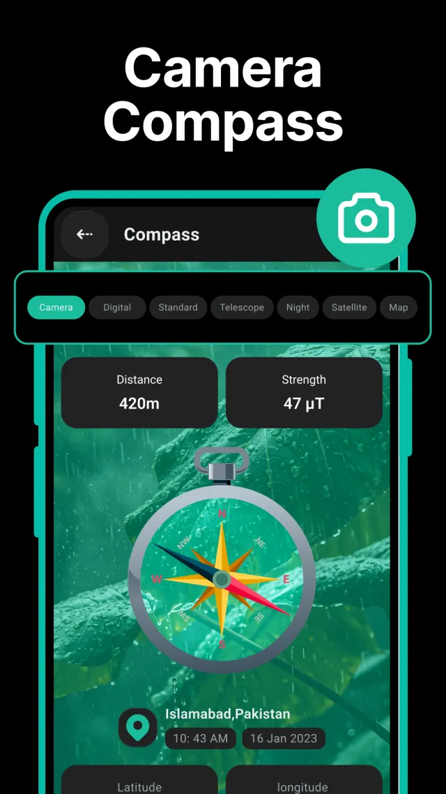 Compass, Accurate Compass - Screen 1