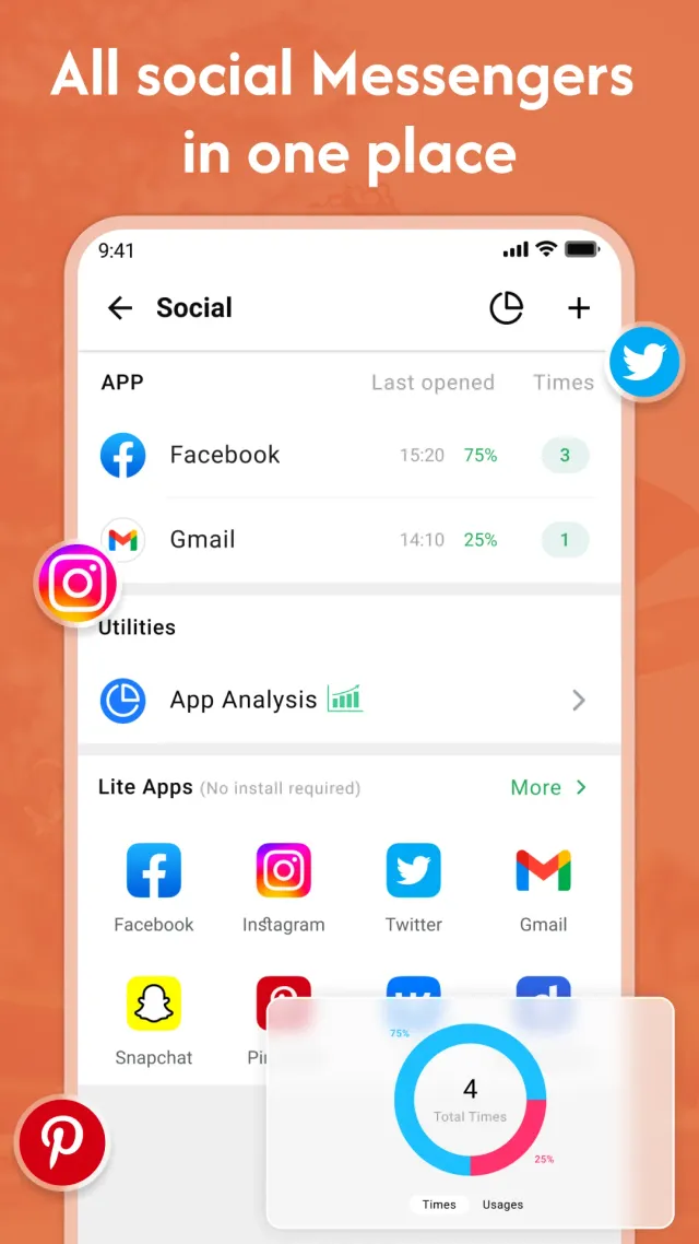 Messages: SMS + Messengers - Screen 3