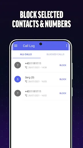 Call Blocker - Block Numbers - Screen 5
