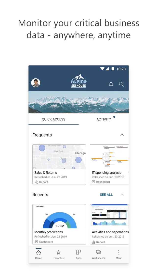 Microsoft Power BI - Screen 1