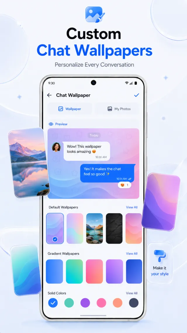 Messages : SMS & Private Chat - Screen 4