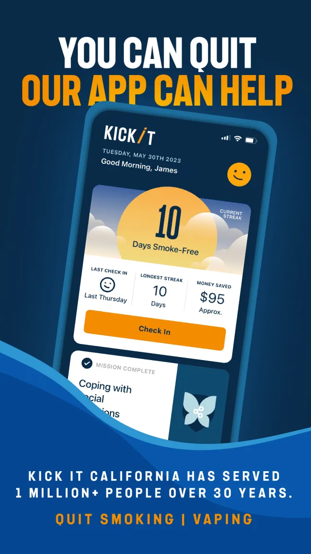 Kick It: Quit Smoking | Vaping - Screen 1