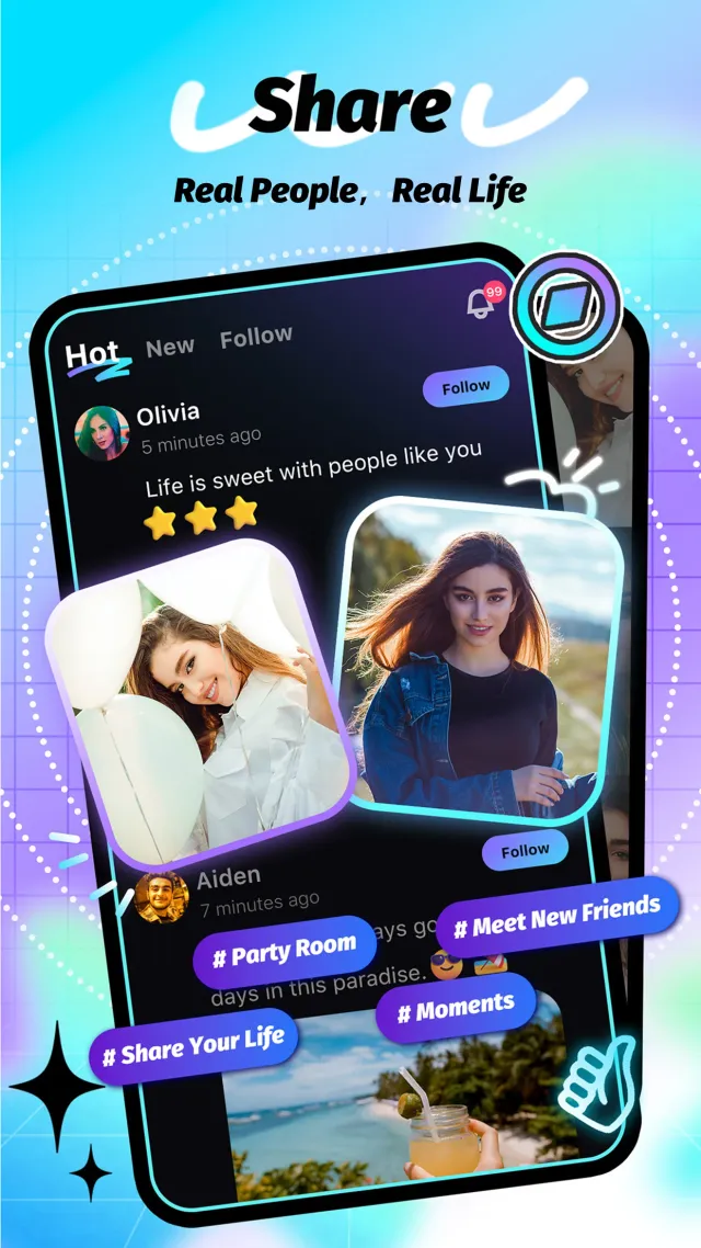 SoMatch- Online Chat & Party - Screen 3