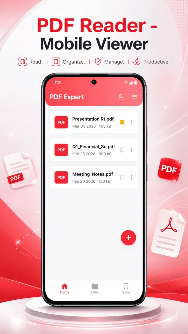 PDF Reader - Mobile Viewer - Screen 1