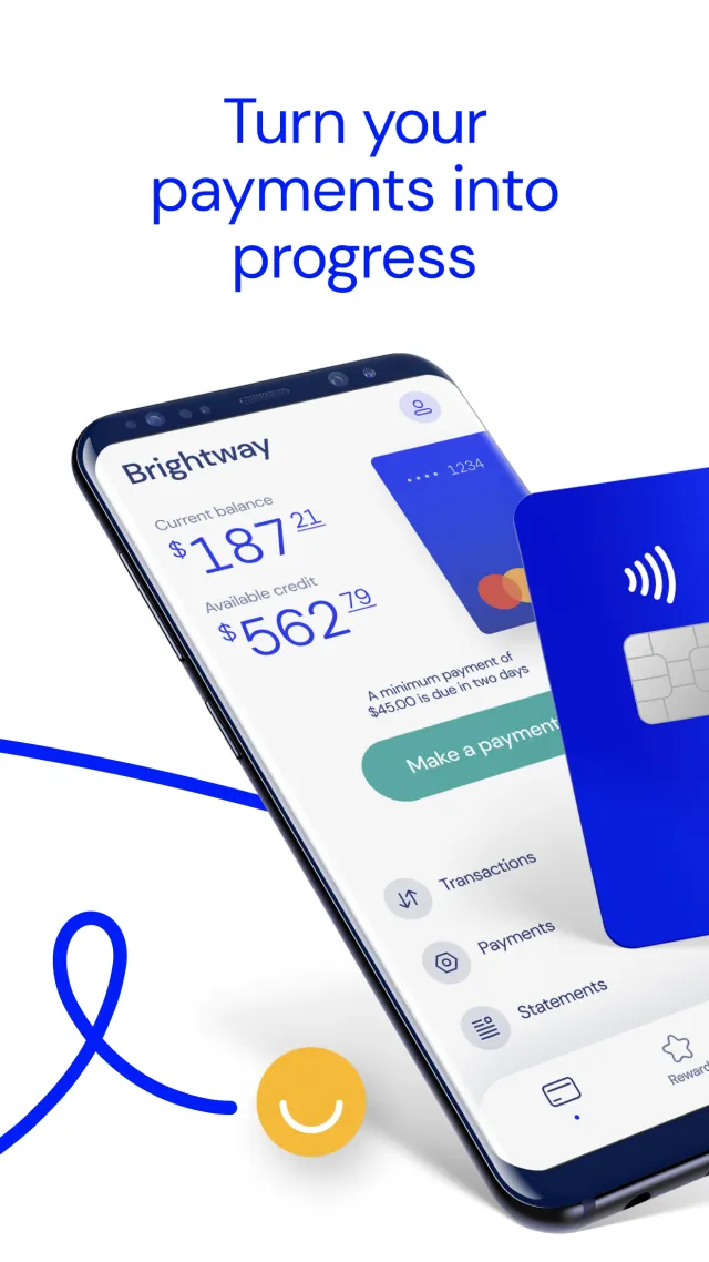 BrightWay Credit Card Mobile - Screen 1