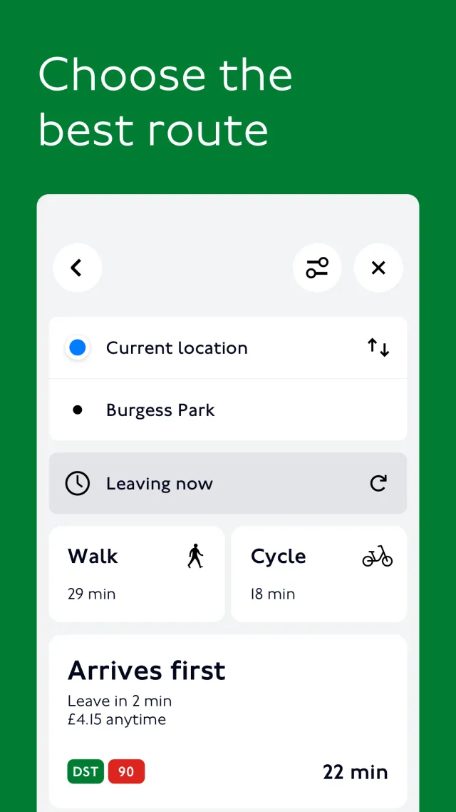 TfL Go: Plan, Pay, Travel - Screen 1