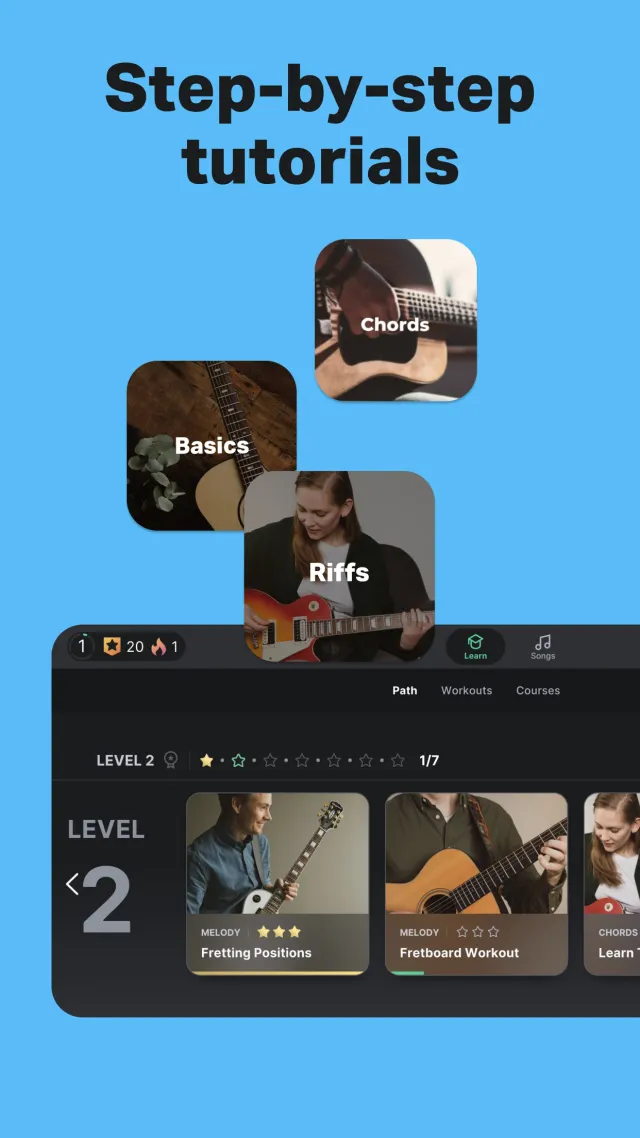 Yousician: Learn & Play Guitar - Screen 4