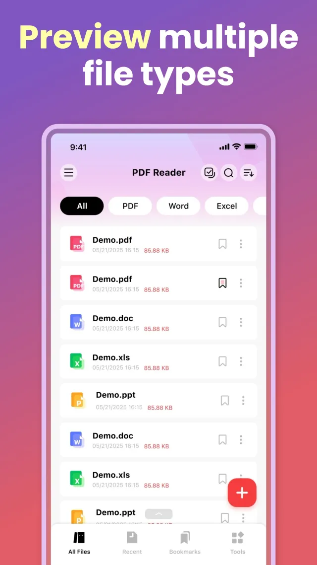 All-in-One PDF & Docs Reader - Screen 1