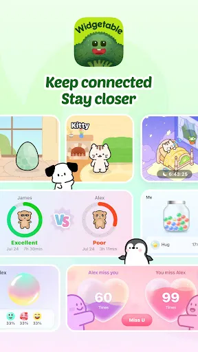 Widgetable: Besties & Couples - Screen 1