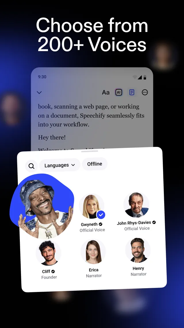 Speechify - Text to Speech - Screen 2