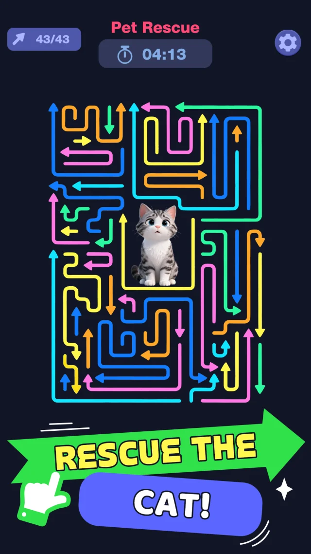 Color Maze Master: Tap & Clear - Screen 3