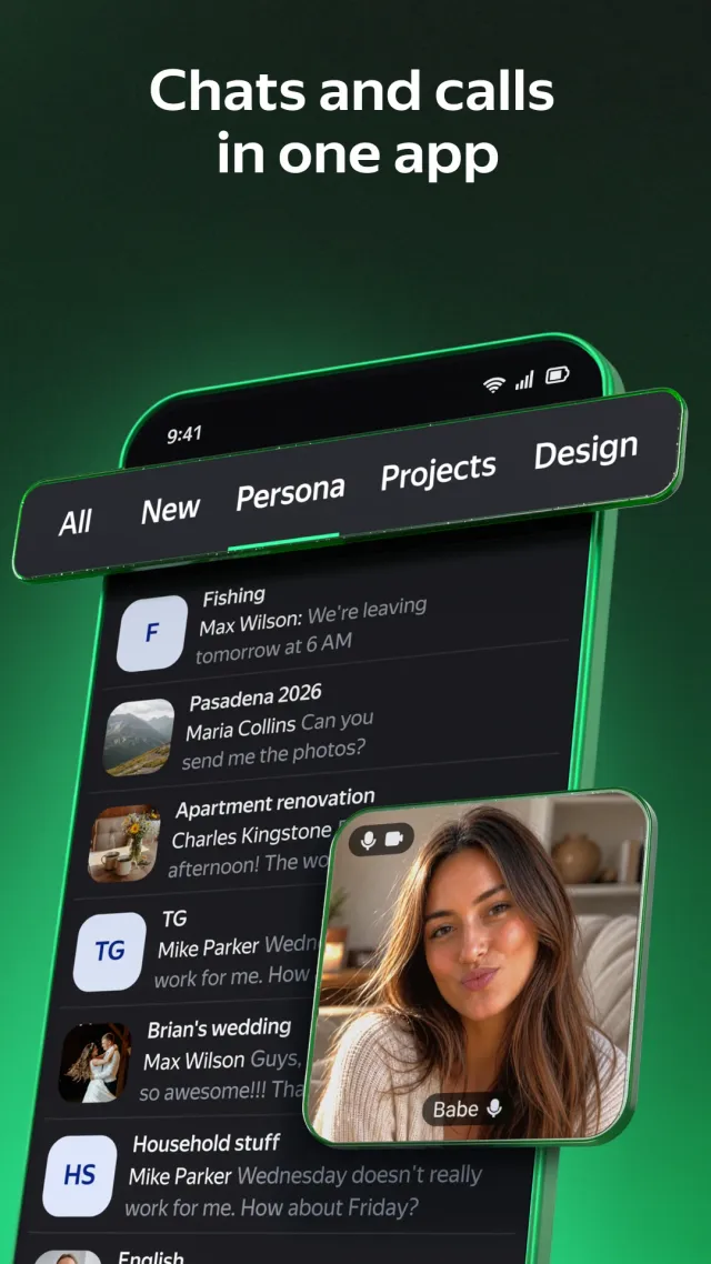 Yandex Telemost: Calls & Chats - Screen 1