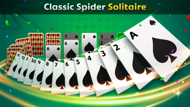 Spider Solitaire - Screen 1