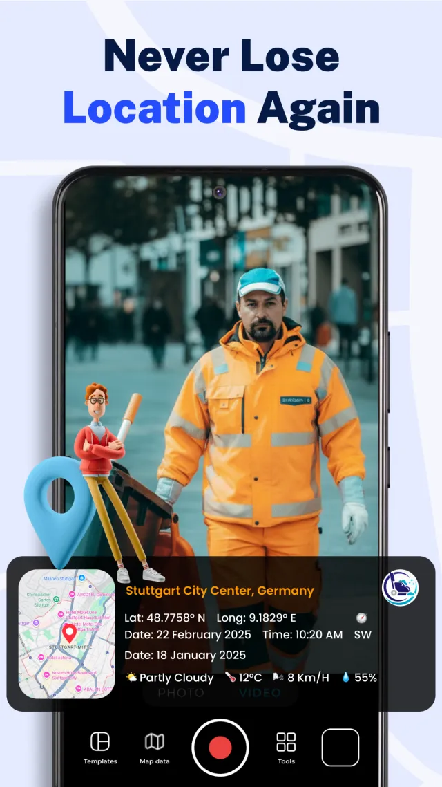 GPS Camera - Track GPS & Maps - Screen 2