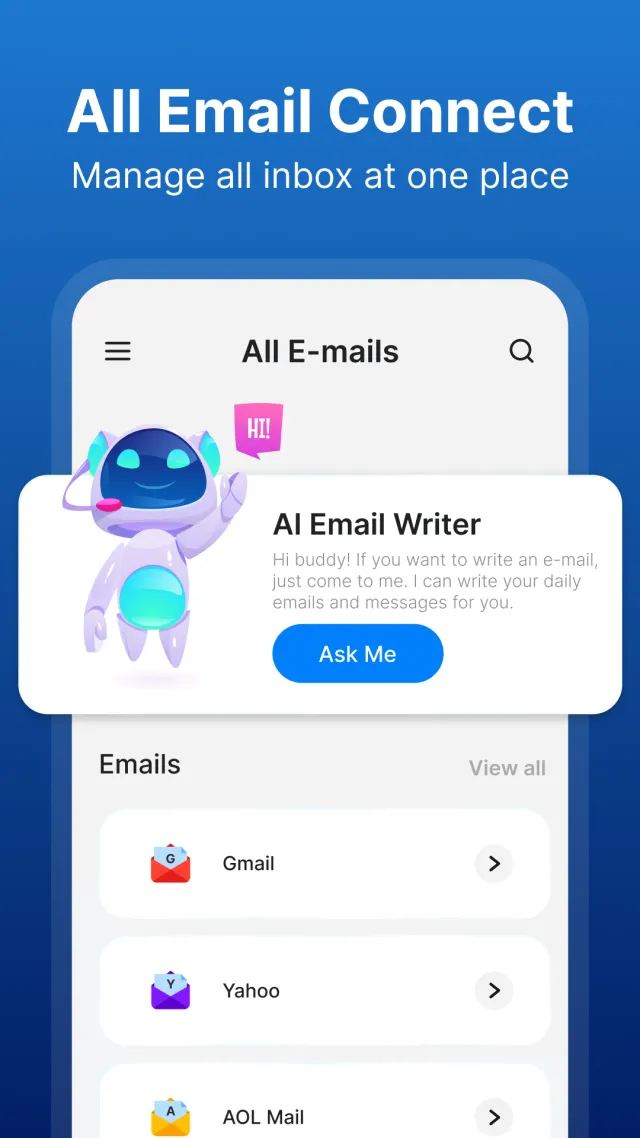 All Email Connect - Screen 2