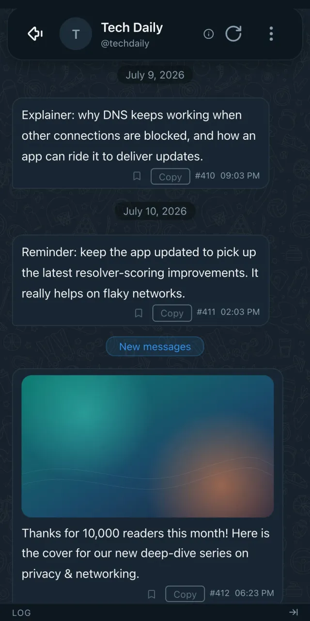 TheFeed: Private Feeds+Chat - Screen 1