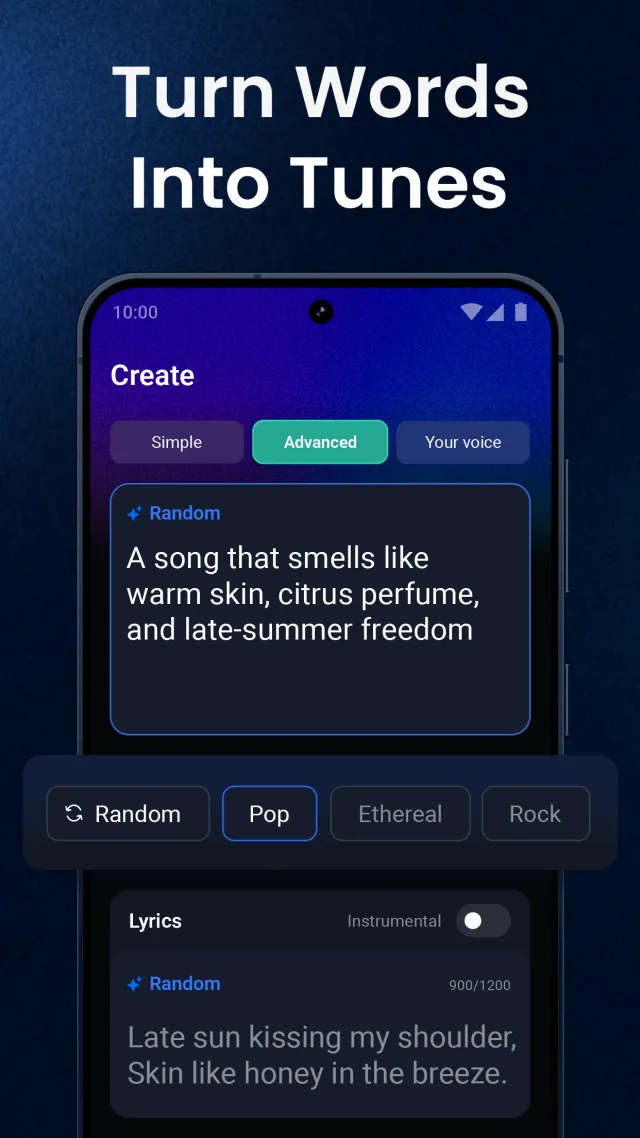 Shoom - AI Music Generator - Screen 3