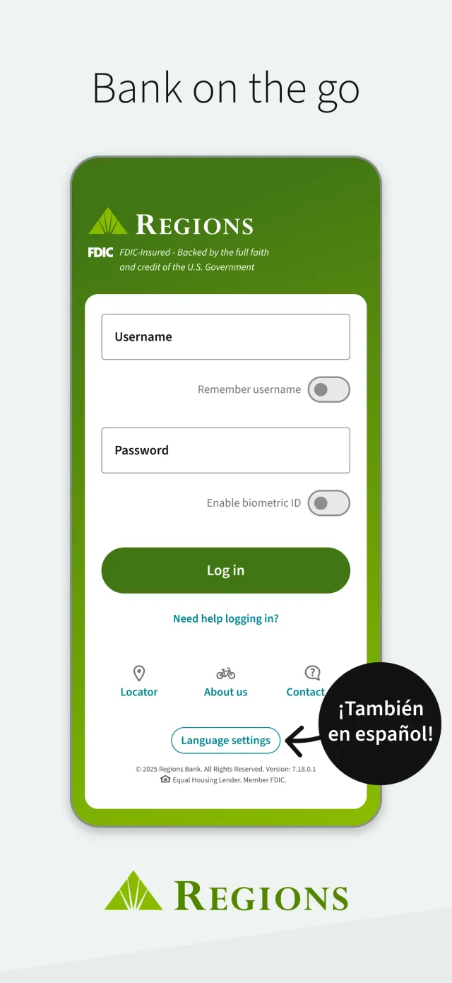 Regions Bank - Screen 1