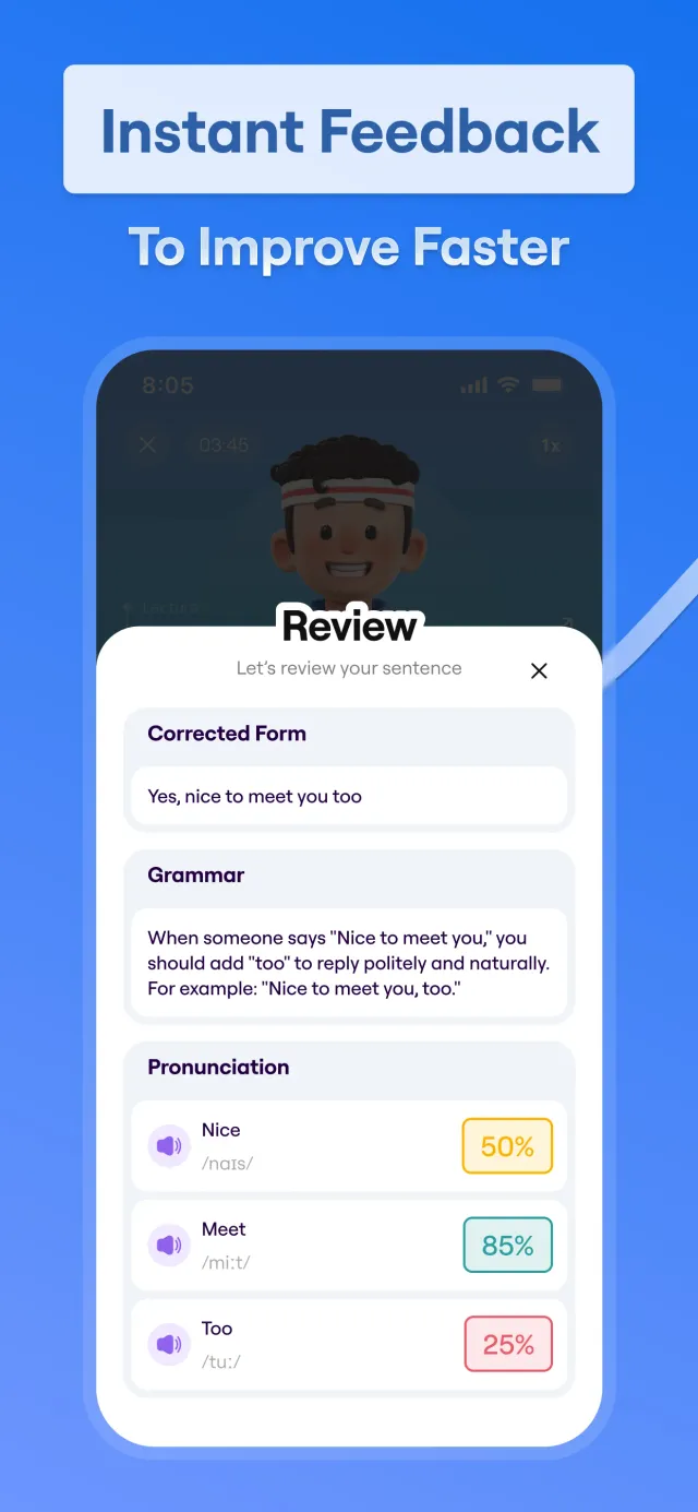 LunaSpeak: AI Speaking Coach - Screen 7