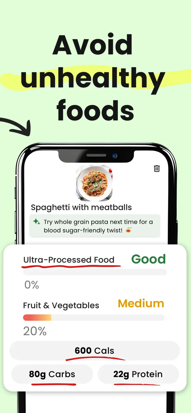 GoCoCo: Diabetes Food Scanner - Screen 4