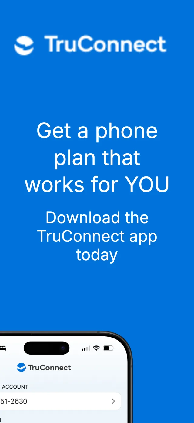 My Account by TruConnect - Screen 1