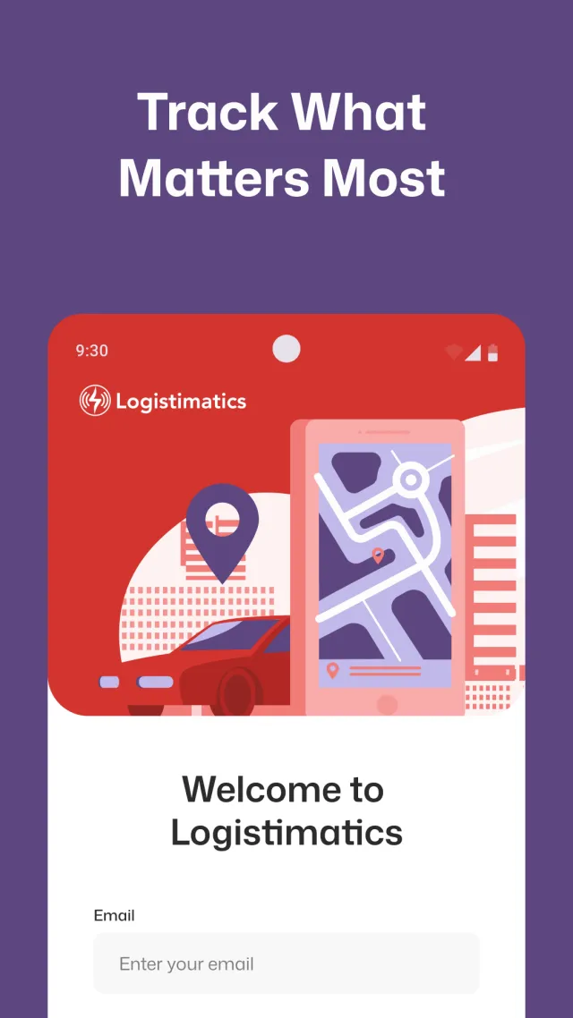 Logistimatics - Screen 1