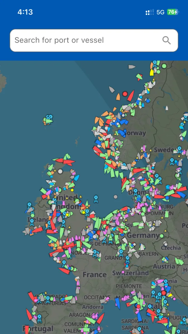 Vessel Tracking - Ship Radar - Screen 1