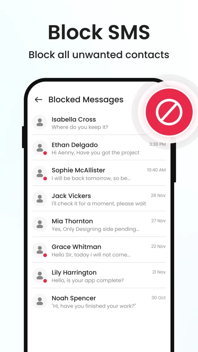 Messenger: Messages SMS App - Screen 4