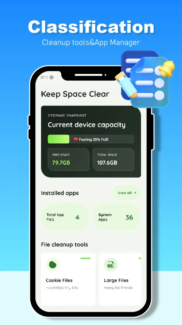 Keep Space Clear - Screen 2