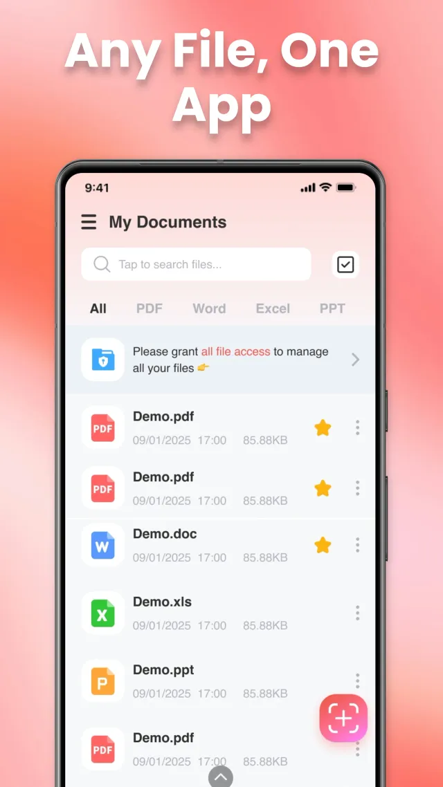 PDF Reader: All File Tools - Screen 1
