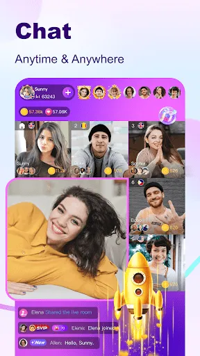 BuzzCast - Live Video Chat App - Screen 2