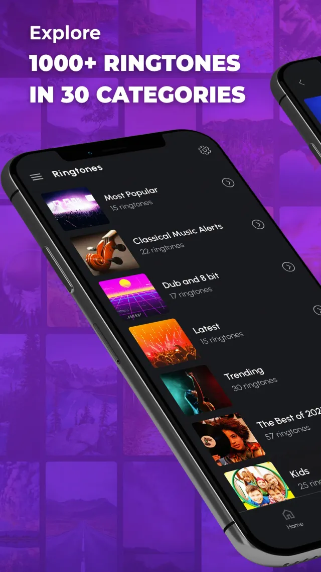 Phone Ringtones - Screen 1