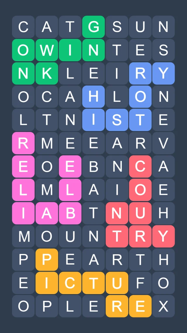 Fillwords: Word Search Puzzles - Screen 3
