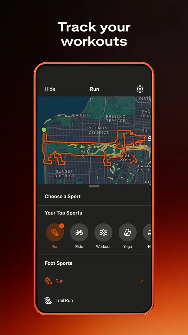 Strava: Run, Bike, Walk - Screen 1