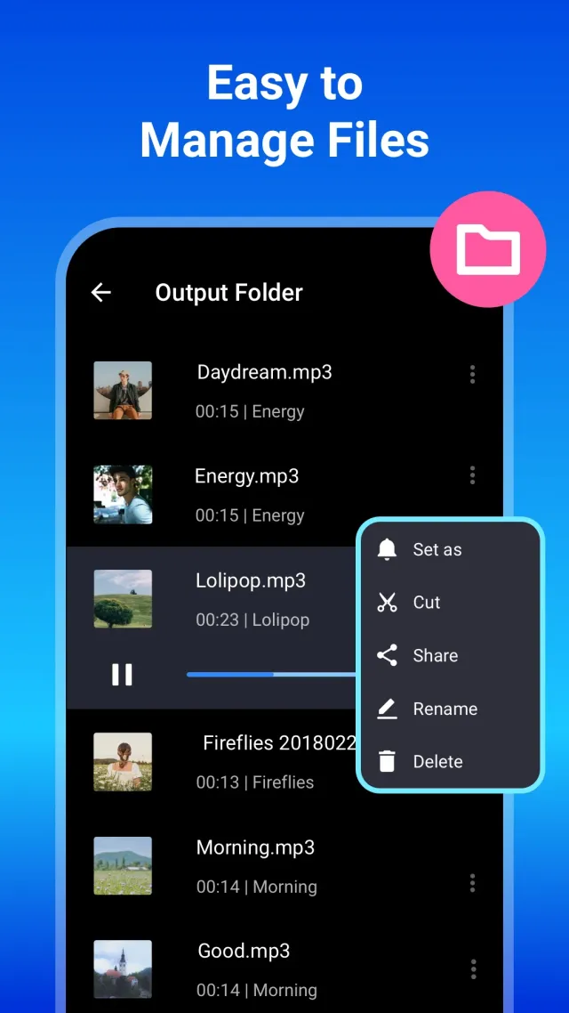 MP3 Cutter and Ringtone Maker - Screen 8