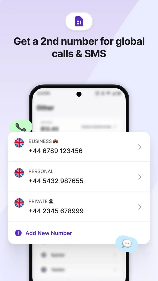 Telicall: Second Phone Number - Screen 4
