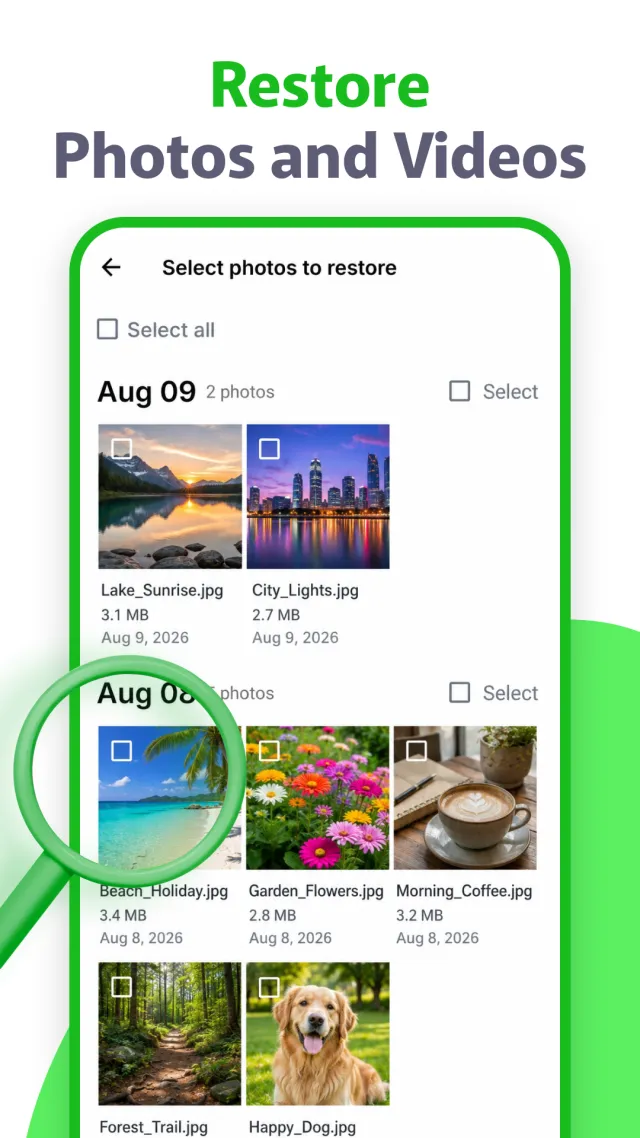 Recover Deleted Photos App - Screen 5