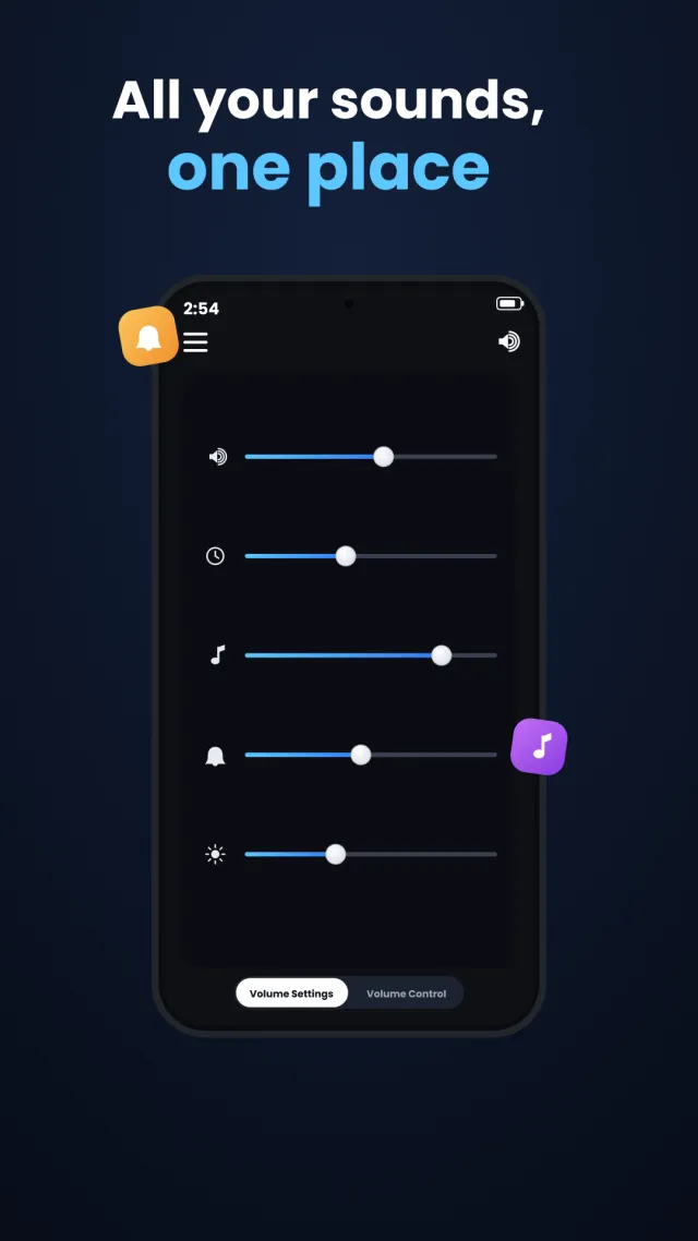 Volume Control Home - Screen 2