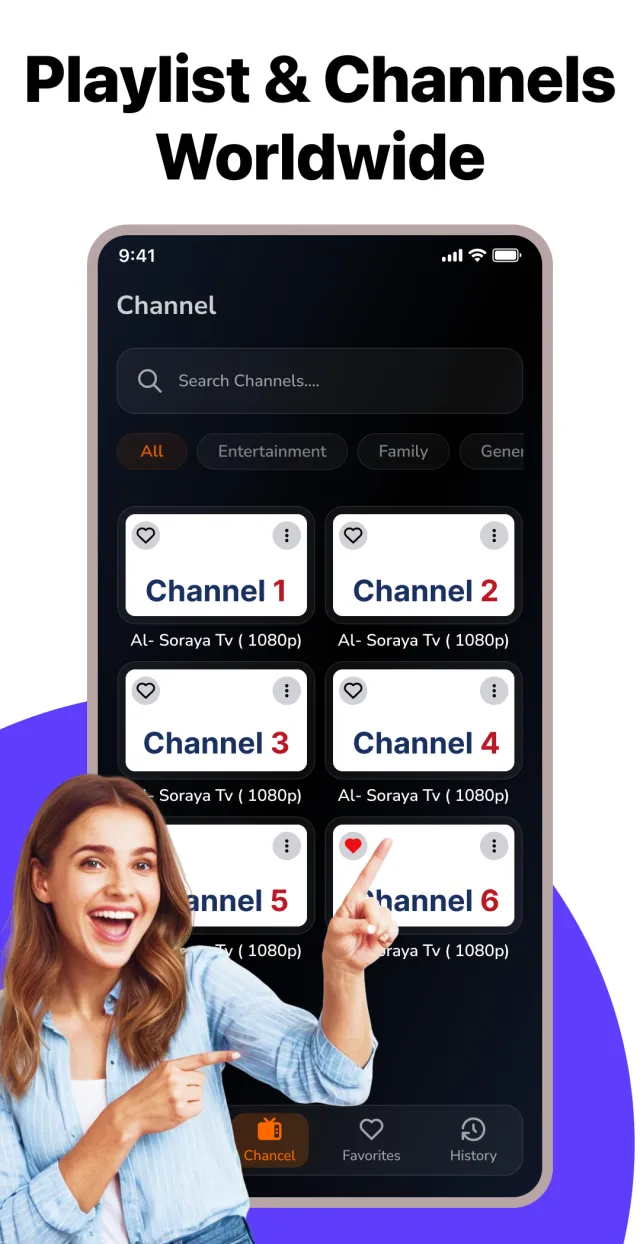 IPTV PLAYER & Smart TV - Screen 3